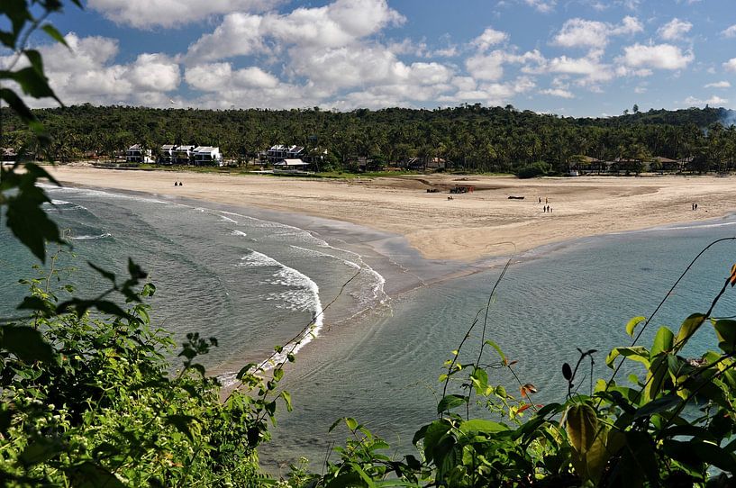 Idyllic view of Ngwe Saung beach by Frank Photos