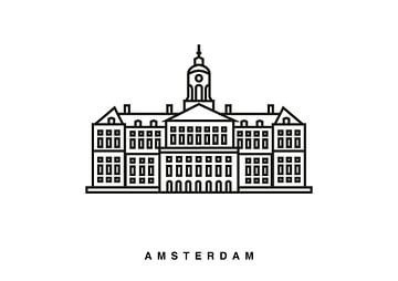 Amsterdam - Koninklijk Paleis op de Dam van Rick van Houten
