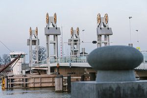 Brücke in Kampen über die IJssel.