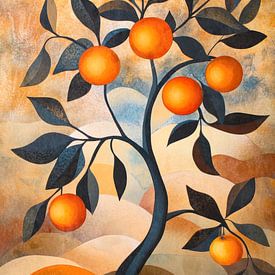 Sinaasappelboom van Jutta Maria Pusl