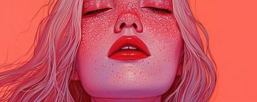 Geschlossener Mund, offenes Muster