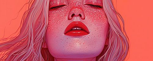 Closed Mouth, Open Pattern by Art Whims