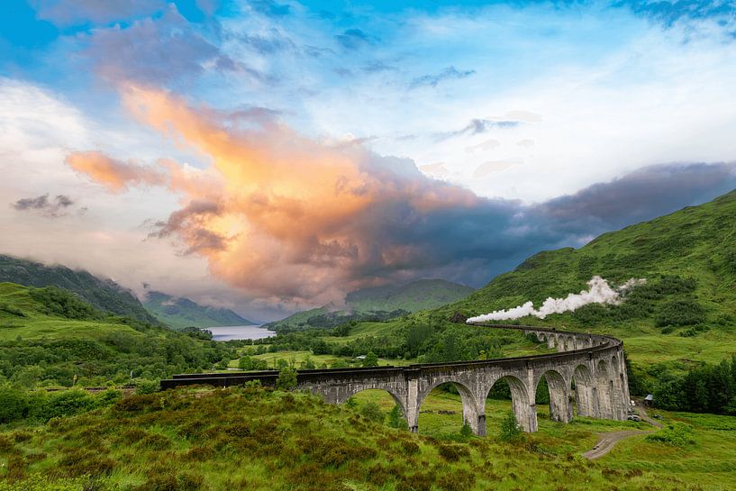 Hogwarts Express, Glenn Finan.  Schottland von Lex van Doorn