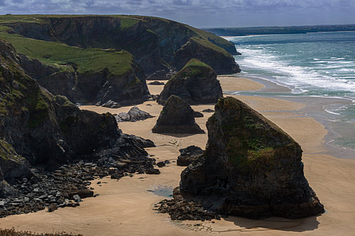 Bedruthan Steps bei Ebbe 