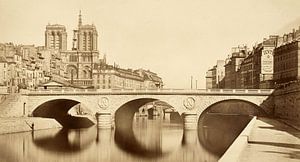 Neue Brücke von Saint-Michel, Auguste Hippolyte Collard - 1859