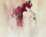 Abstracte Vrouw | Abstracte Vrouw in Kleuren van Kunst Kriebels thumbnail
