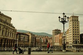 Across the bridge, Bilbao by Urban Archive
