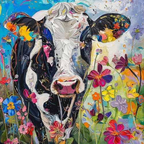 Koe schilderen