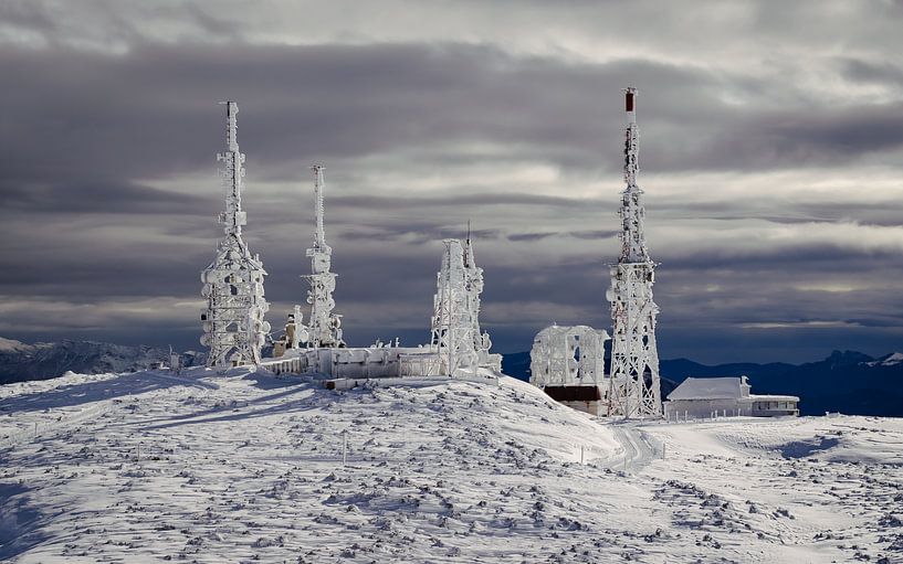 Wetterstation unter dem Eis von LUC THIJS PHOTOGRAPHY