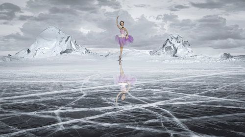 Ballerina op het ijs