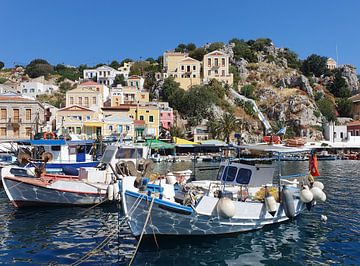 Symi, Grieks eiland, motief 2 van zam art