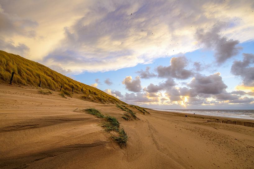 Beach, wind and sea by Dirk van Egmond