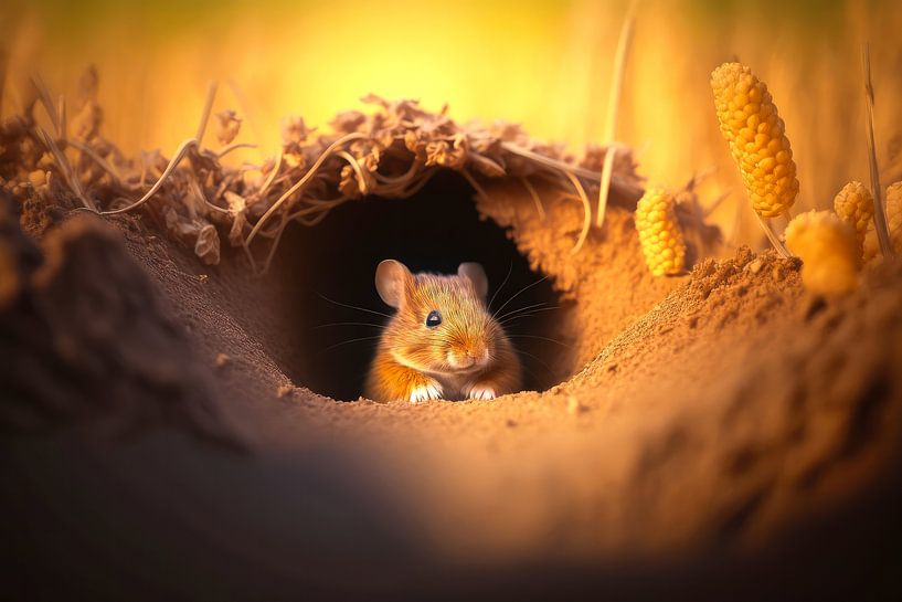Maus erlebt in der Wüste das Abenteuer ihres Lebens von Vlindertuin-Art