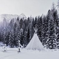 Tipi de tente d'hiver 
