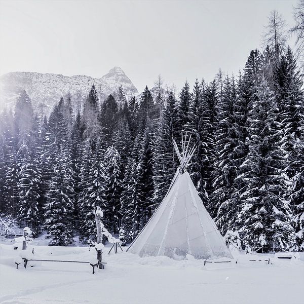Tipi de tente d'hiver  par Mark Falke