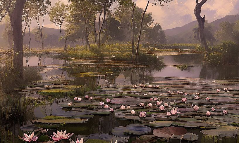 Waterlilies by Nop Briex