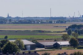 Sexbierum and surroundings from the tower of the Sixtus church by Meindert van Dijk