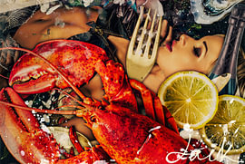 Fresh catch Landscape van GlassArt and Design - Jack