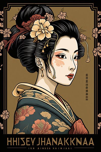 Enchanting Geisha, Harmony of Beauty by Peter Balan