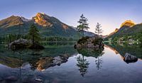 Sonnenaufgang im Berchtesgadener Land von Achim Thomae Miniaturansicht