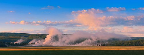 Panorama of Yellowstone National Park, Wyoming by Henk Meijer Photography
