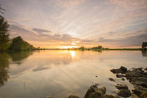 Fluss IJssel von Jan Koppelaar