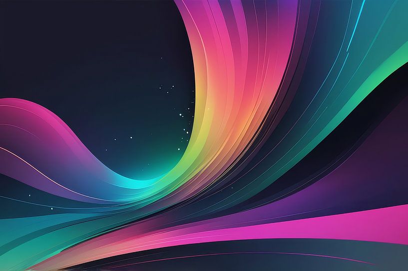 fond abstrait aurore arc-en-ciel par hisam colours
