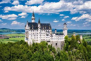Château de Neuschwanstein en Bavière, Allemagne