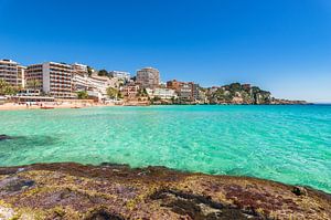 Stadtstrand Cala Mayor in Palma de Mallorca, Spanien
