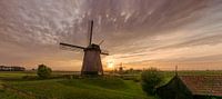Drie windmolens in de  Beemster polder van Toon van den Einde thumbnail