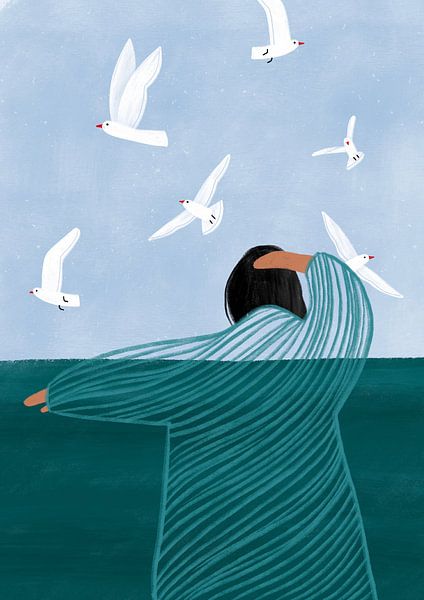 Sereniteit aan zee van Bea Müller