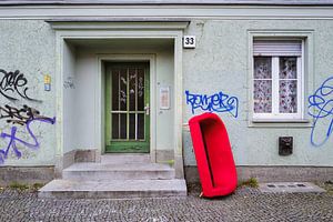 Rotes Sofa