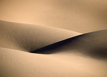 Dune de sable sensuelle. Le désert du Sahara.