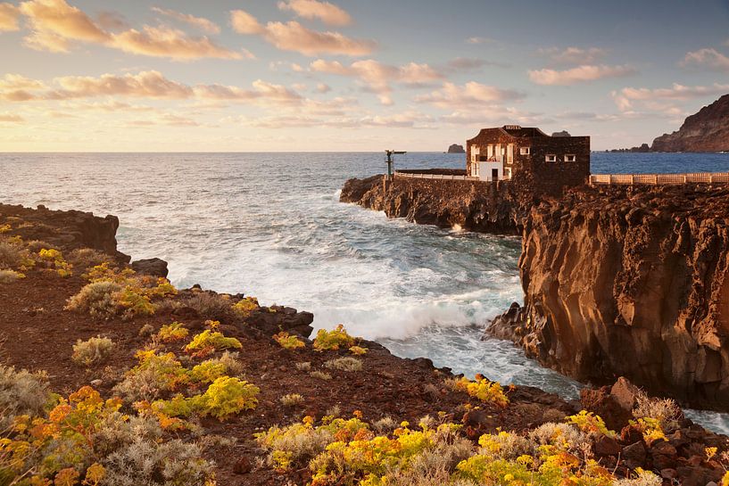 Hotel Punta Grande at sunset, El Hierro, Canary Islands, Spain by Markus Lange