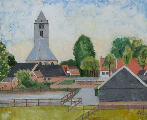 Zalk vanaf de Zalkerdijk