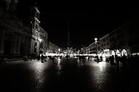 Piazza Navona (Rome) bij nacht van Mark de Vries thumbnail
