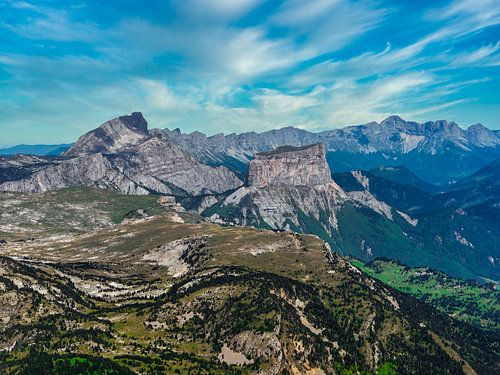 Mont Aiguille and the Grand Veymont