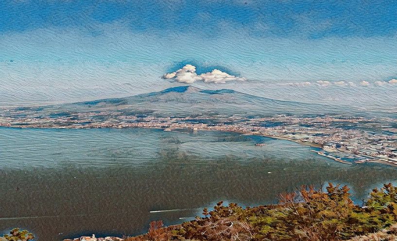 Vesuvio, Italië. van Conte Monfrey