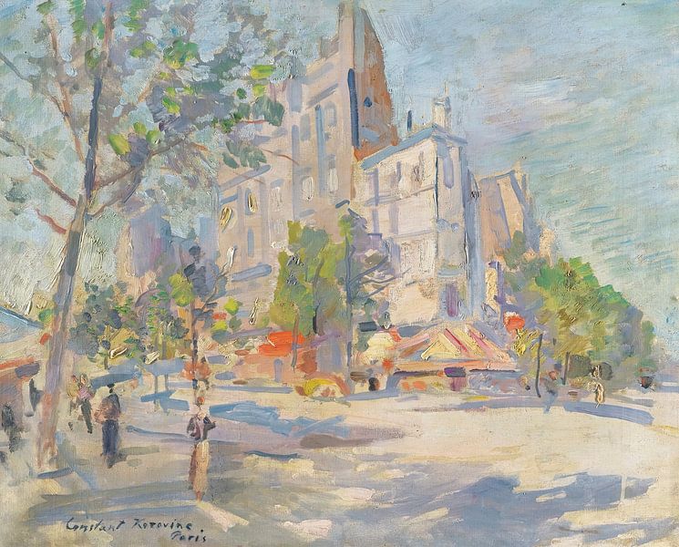 Konstantin Aleksejevitsj Korovin - Parijs in de lente van Peter Balan