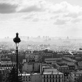 Daken van Parijs vanaf Montmartre van Jeroen Savelkouls Fotografie