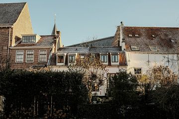 Amersfoort Muurhuizen vanaf de Westsingel van Amersfoort Fotoprint