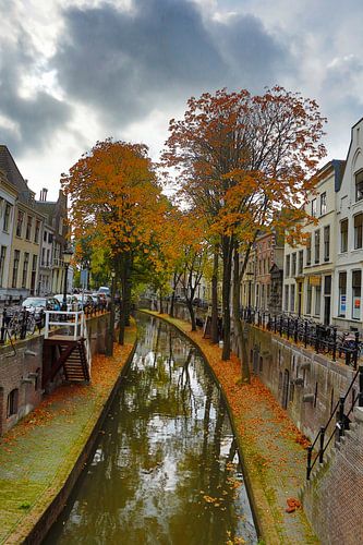 Herfst langs de Nieuwe Gracht Utrecht