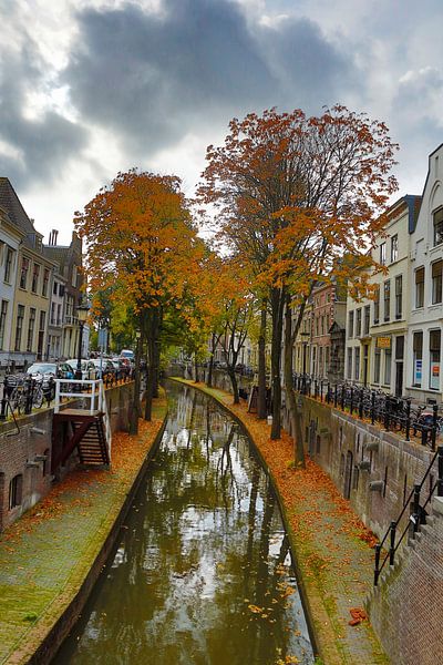 Herfst langs de Nieuwe Gracht Utrecht von Menno Bausch