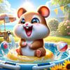 Hamster's fröhliches Plantschvergnügen von artefacti