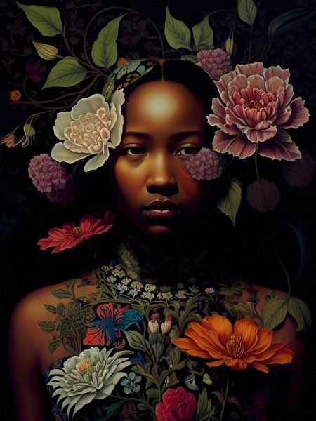 FLOWER GIRL -4 par Kelly Durieu