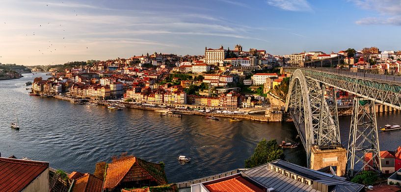 Stadtpanorama Porto Portugal von Achim Thomae Photography
