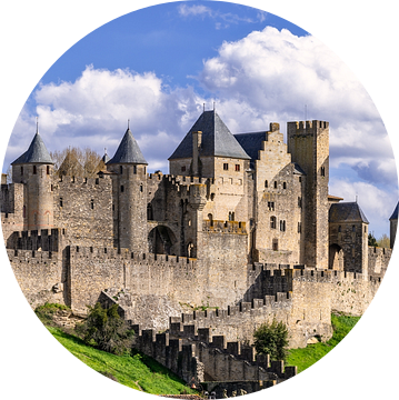 Middeleeuws kasteel Carcassonne Zuid-Frankrijk