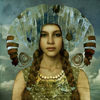 Vintage Schönheit Harlekin