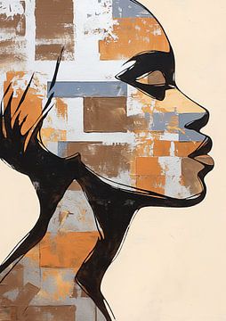 Vrouwenprofiel | Outline of Modernity van De Mooiste Kunst