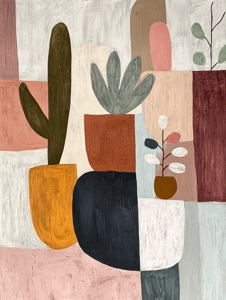 Still life, Bohemian Style in earth tones by Studio Allee